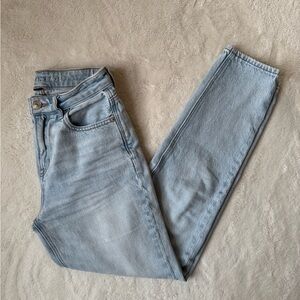 American Eagle Outfitters Women's Light Blue STRIGID Skinny Jeans